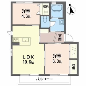 バリュージュ萌芽　Ｄ棟 D0101号室