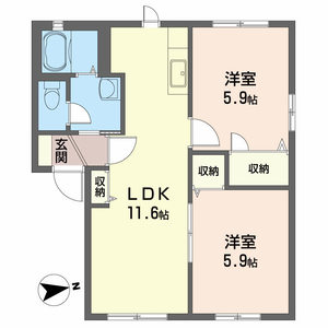 シャーメゾン　エチュード　Ｂ B0105号室