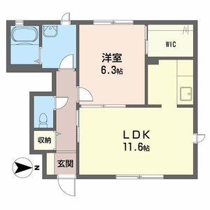 シャーメゾン石井　Ｄ棟 D0111号室