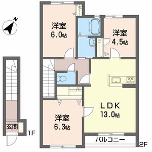 フレグランス沖洲　Ⅰ番館 A0201号-2