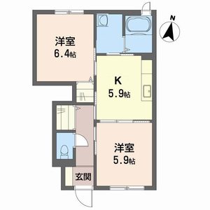 グランマスト論田　Ｂ棟 B0105号-2