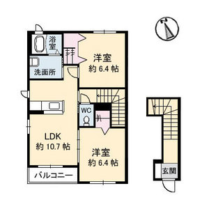 クラヴィエ沖洲　Ⅰ番館 A0201号-2