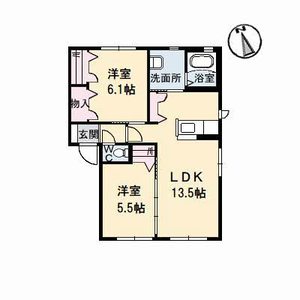 クラヴィエ南昭和 D棟 D0110号-1