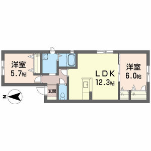 ステージ・ラフィネ　Ⅰ番館 B0102号室