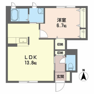 シャーメゾンサンモール　Ａ棟 A0101号室