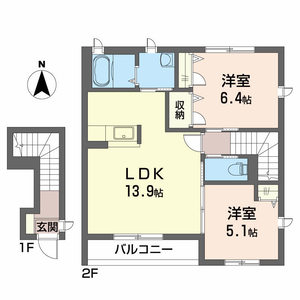シャーメゾンサンモール　Ａ棟 A0201号室