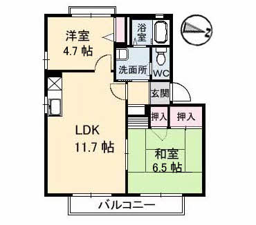 フレグランス竹原　Ａ棟A0202-2