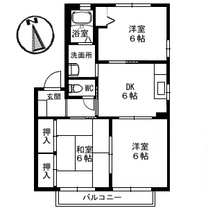 コーポ江田島　Ｂ棟 B0201号-2