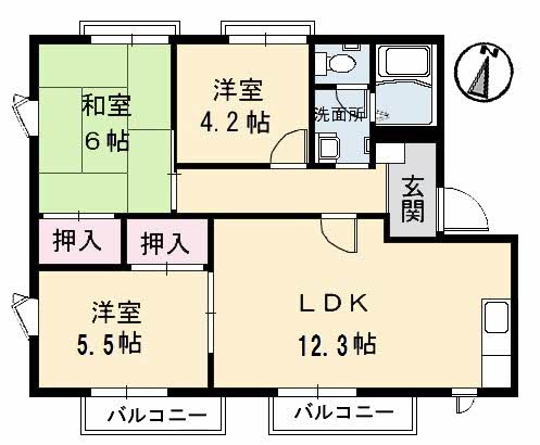 フレグランス阿賀南　Ｃ棟C0202-2