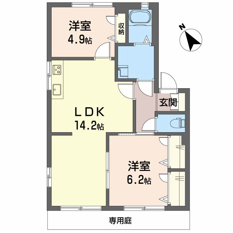 セジュン　Ｂ棟B0102-2