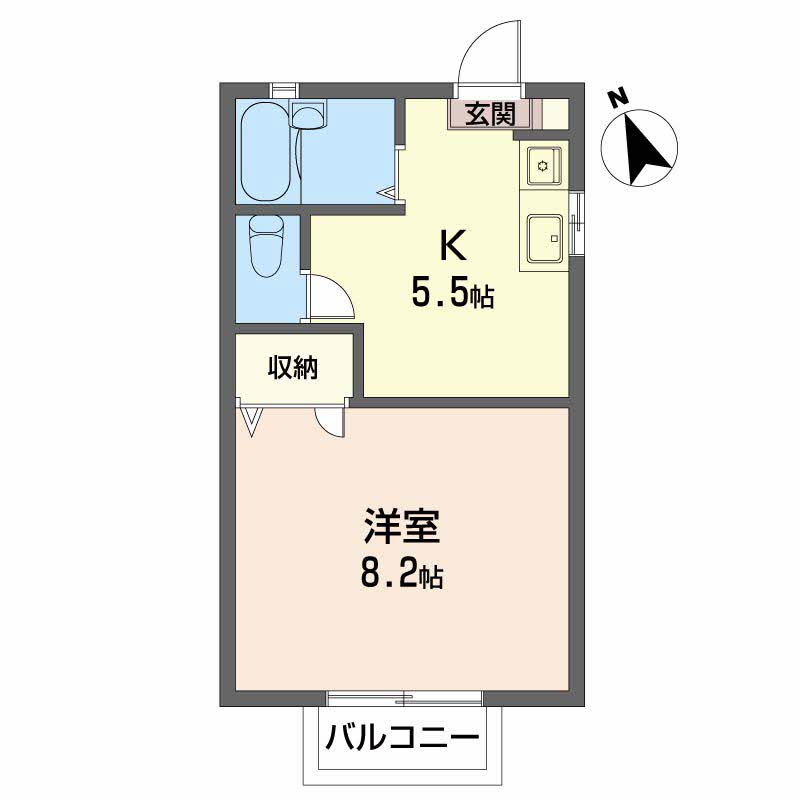 ディアス川南　Ｂ棟B0112-2