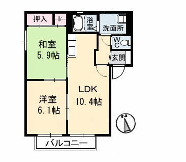 シャーメゾン八万　２番館B0203-2