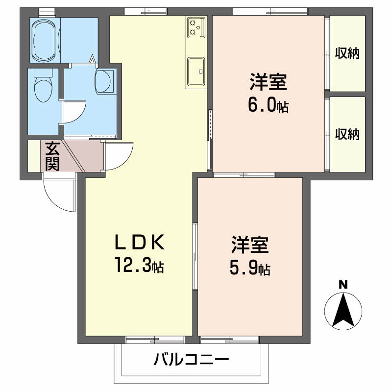 シャーメゾン大原　Ａ棟A0205-2