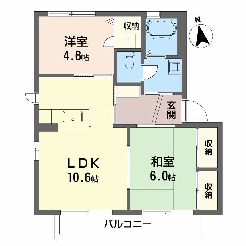 バリュージュ萌芽　Ｄ棟D0101-2