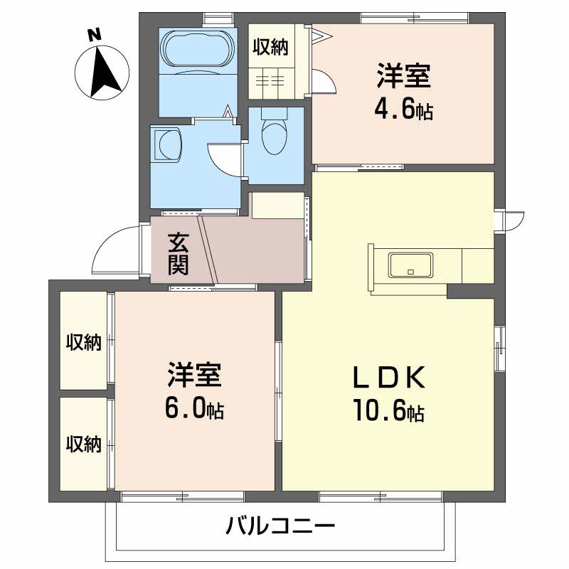 バリュージュ萌芽　Ｄ棟D0102-2