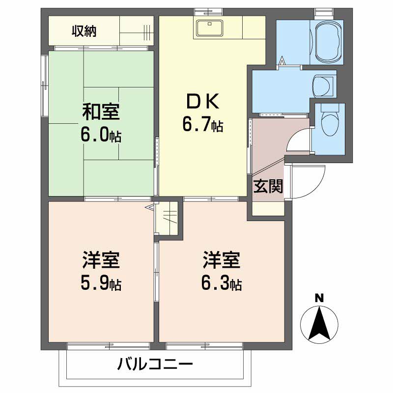 シャーメゾン　ラヴィ　Ｅ棟E0101-2