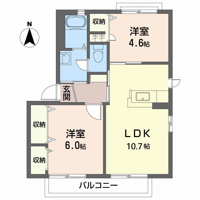 シャーメゾン藍住　Ｂ棟B0205-2