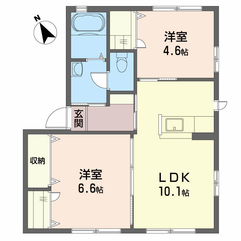 シャーメゾンソレイユ D棟 D0108号-9