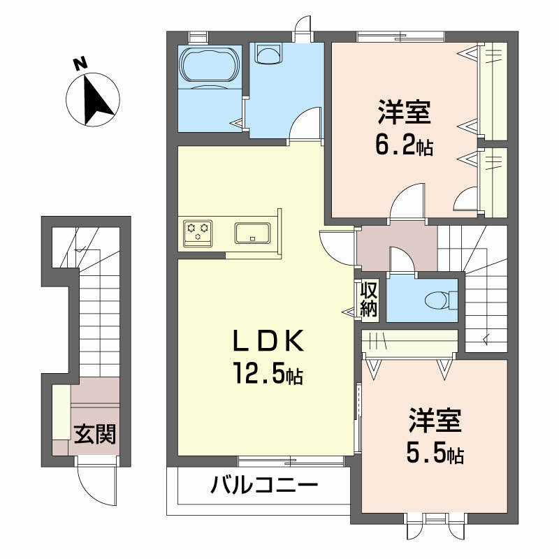シャーメゾン丘　Ａ棟A0202-2