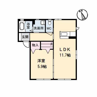 クラヴィエ南昭和　Ｃ棟C0107-2