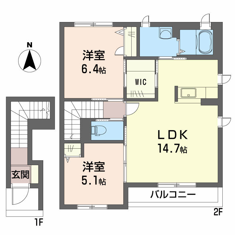 コートクレールⅡ番館 A0202号-14