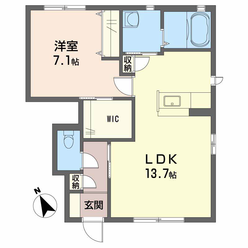 サニーコート　Ｂ棟B0105-1