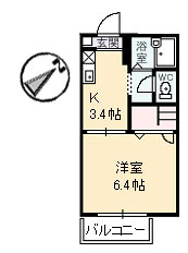 シャーメゾン東山　Ｂ棟 B0202号-4