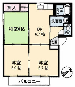 グレイス光　Ｂ棟 A0102号室