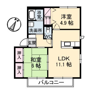 シャーメゾン朝海　Ｂ棟 B0201号室