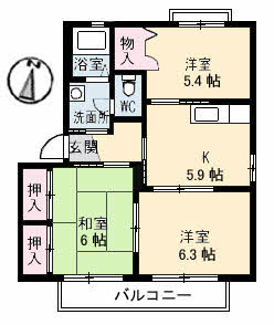 バリュージュ新町 B棟 B0201号-15