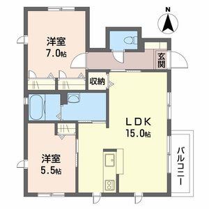 プリマヴェーラ　Ｂ棟 B0101号室