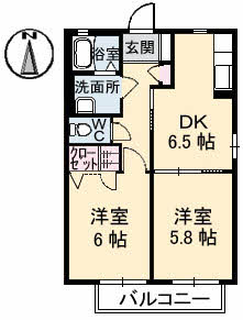 コーポ　シャルダン F号-2