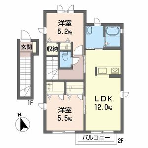 サンメゾン　Ｂ B0201号室