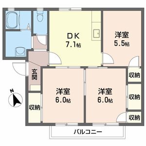 グリーンハイツＦＵＪＩＩ　Ｂ棟 B0202号-14