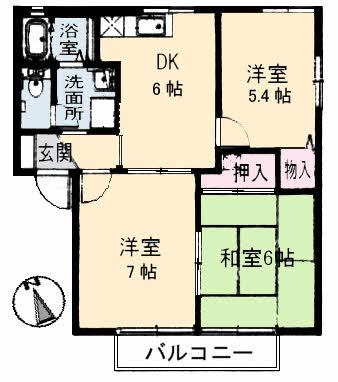サンライフ光　　Ｃ棟C102-2