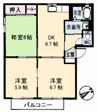 グレイス光　Ｂ棟 A0102号-16
