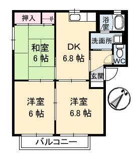 エクセル　ハイツ　Ｂ棟 B0201号-2