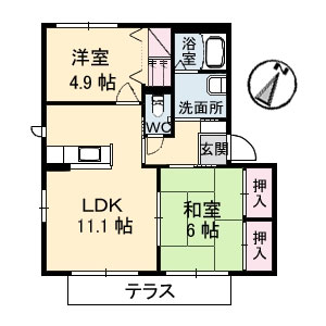 シャーメゾン朝海　Ｂ棟 B0102号-11