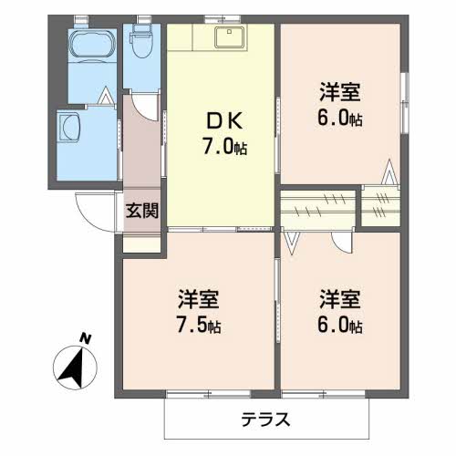 シャーメゾン朝海　Ａ棟A0102-2