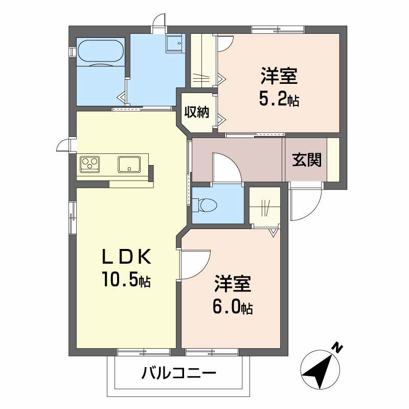 メゾンド藤　Ｃ棟C0201-2