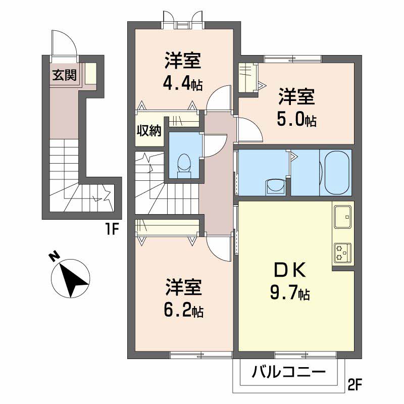 サングランデ　Ｂ棟B0202-2