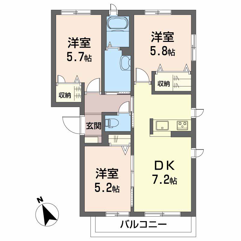 レジデンス緑町ⅡA0201-2