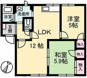 グレース２２　Ｂ棟 B0101号-2