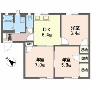 グレース２２　Ｅ棟 E0103号-16
