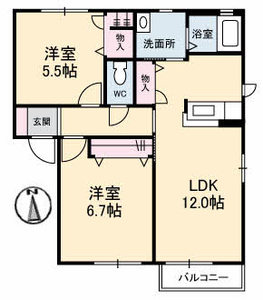 メゾンシャルマン A棟 A0202号-2