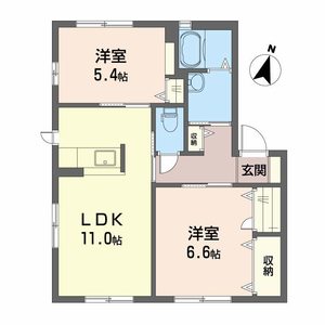 シャーメゾンヤナイＢ B0101号室