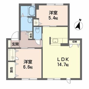 シャーメゾンヤナイＢ B0102号-2