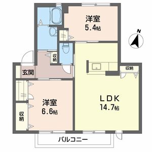 シャーメゾンヤナイＢ B0202号室