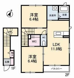 ツインテラス　Ｂ棟 B0203号室