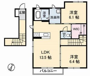 シャーメゾンのぞみ　Ｃ棟 C0206号室